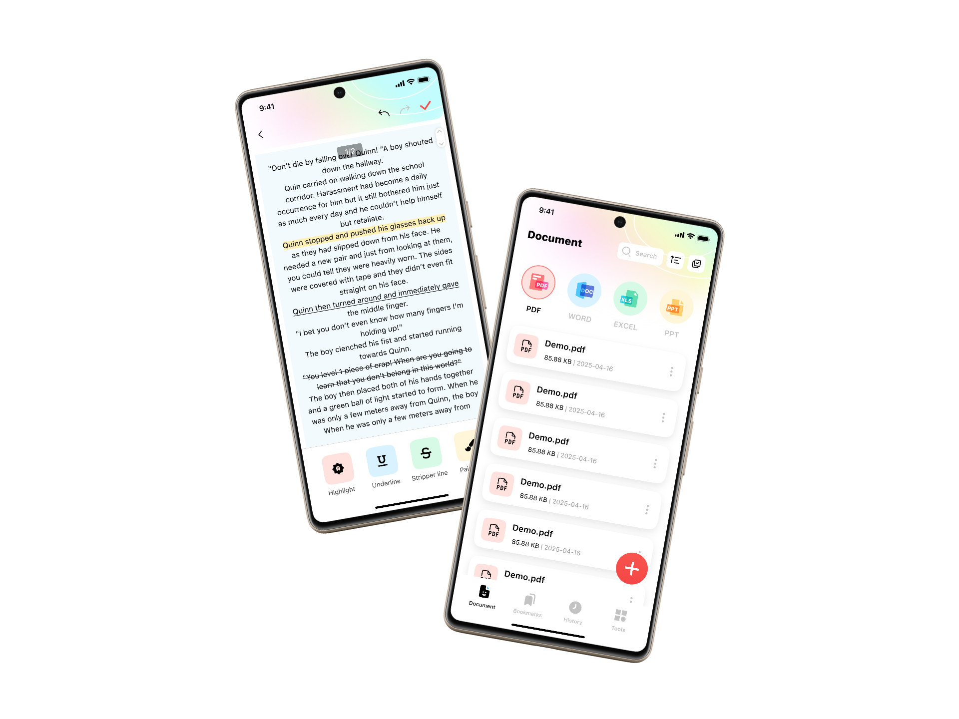 Smart PDF Reader App